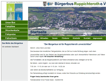 Tablet Screenshot of buergerbus-ruppichteroth.de